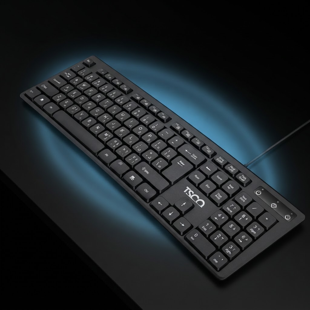 کیبورد تسکو مدل TK8072 با سیم