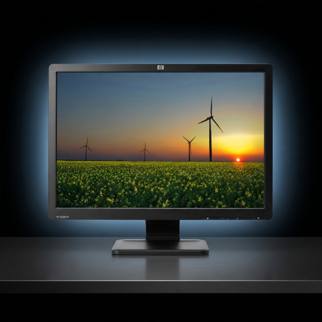 مانیتور استوک 22 اینچ HP مدلLE2201W