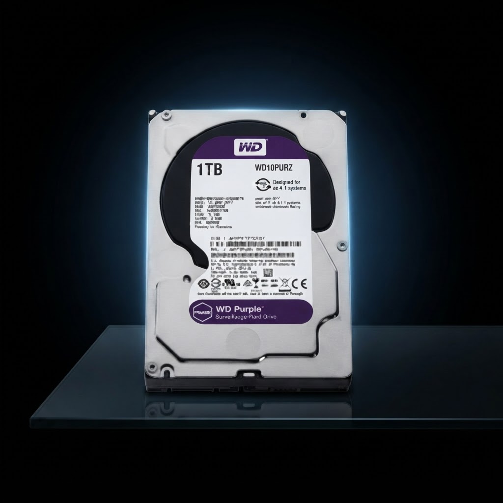 هارددیسک اینترنال وسترن دیجیتال سری Purple مدل WD10PURZ ظرفیت 1 ترابایت