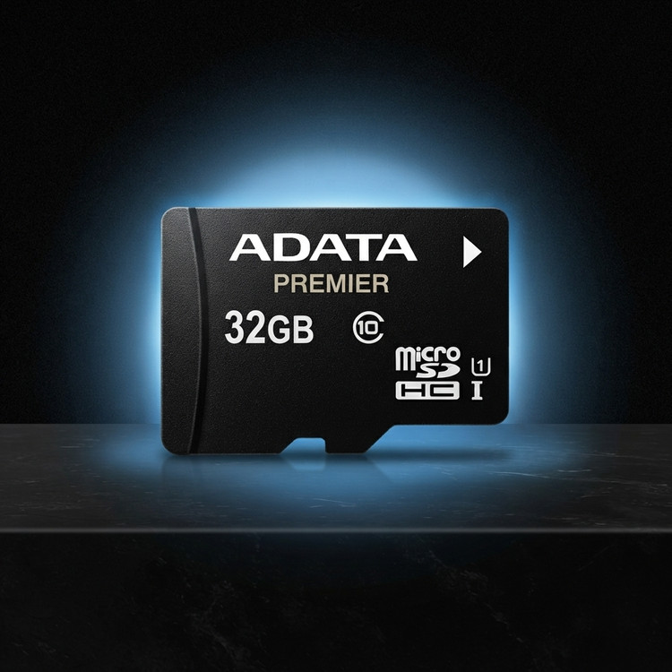 کارت حافظه microSDHC ای دیتا مدل Premier کلاس 10 استاندارد UHS-I U1 سرعت 50MBps همراه با آداپتور SD ظرفیت 32 گیگابایت