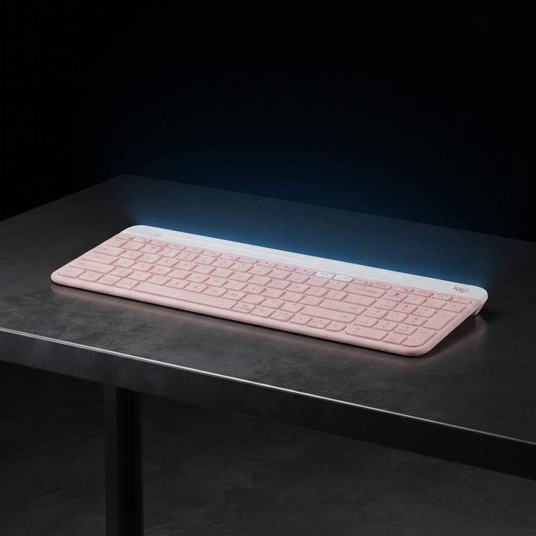 کیبورد لاجیتک مدل K580 Pink Rose